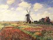 Claude Monet Tulip Fields in Holland oil painting picture wholesale